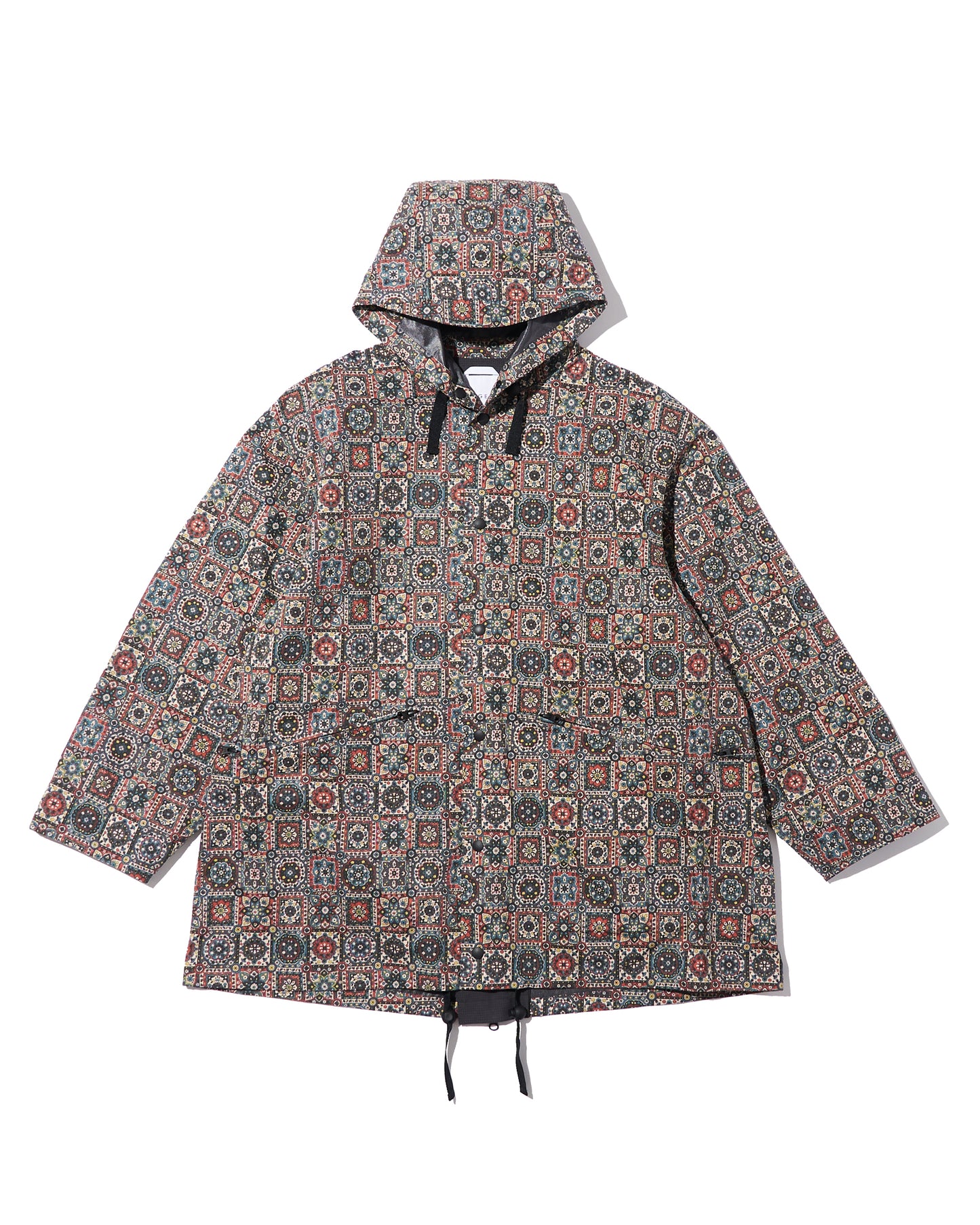 JUGEM PATTERNED TECH HOODIE COAT