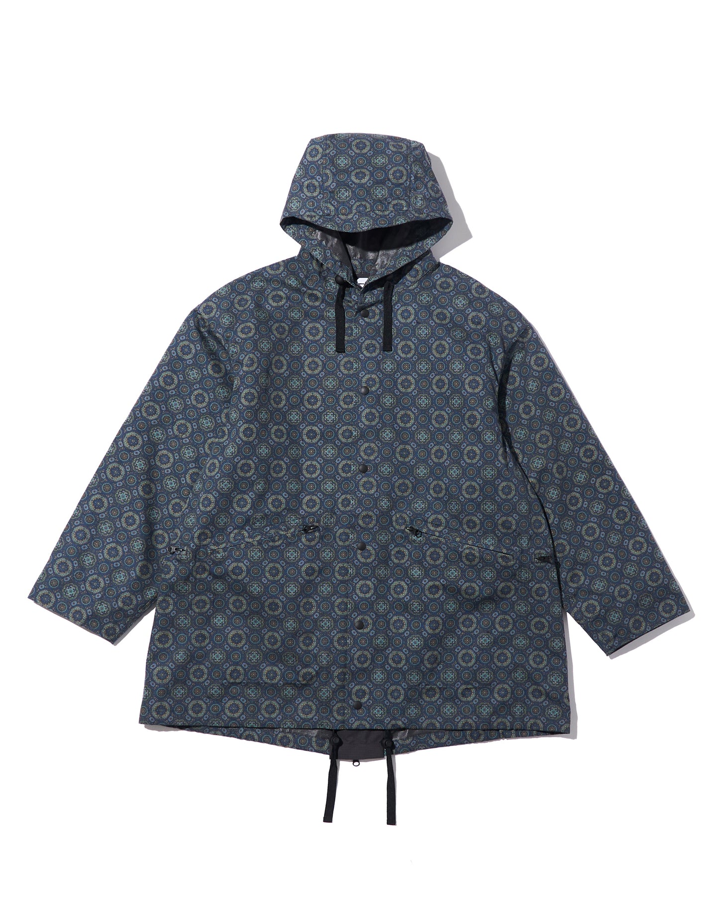 JUGEM PATTERNED TECH HOODIE COAT
