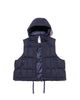 JUGEM SHORT HOODY DOWN VEST