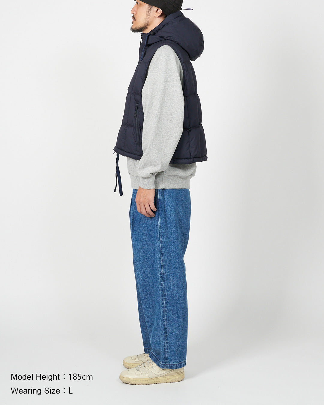 JUGEM SHORT HOODY DOWN VEST
