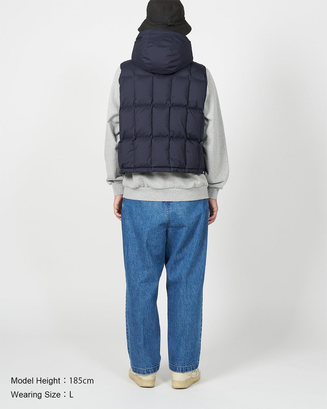 JUGEM SHORT HOODY DOWN VEST