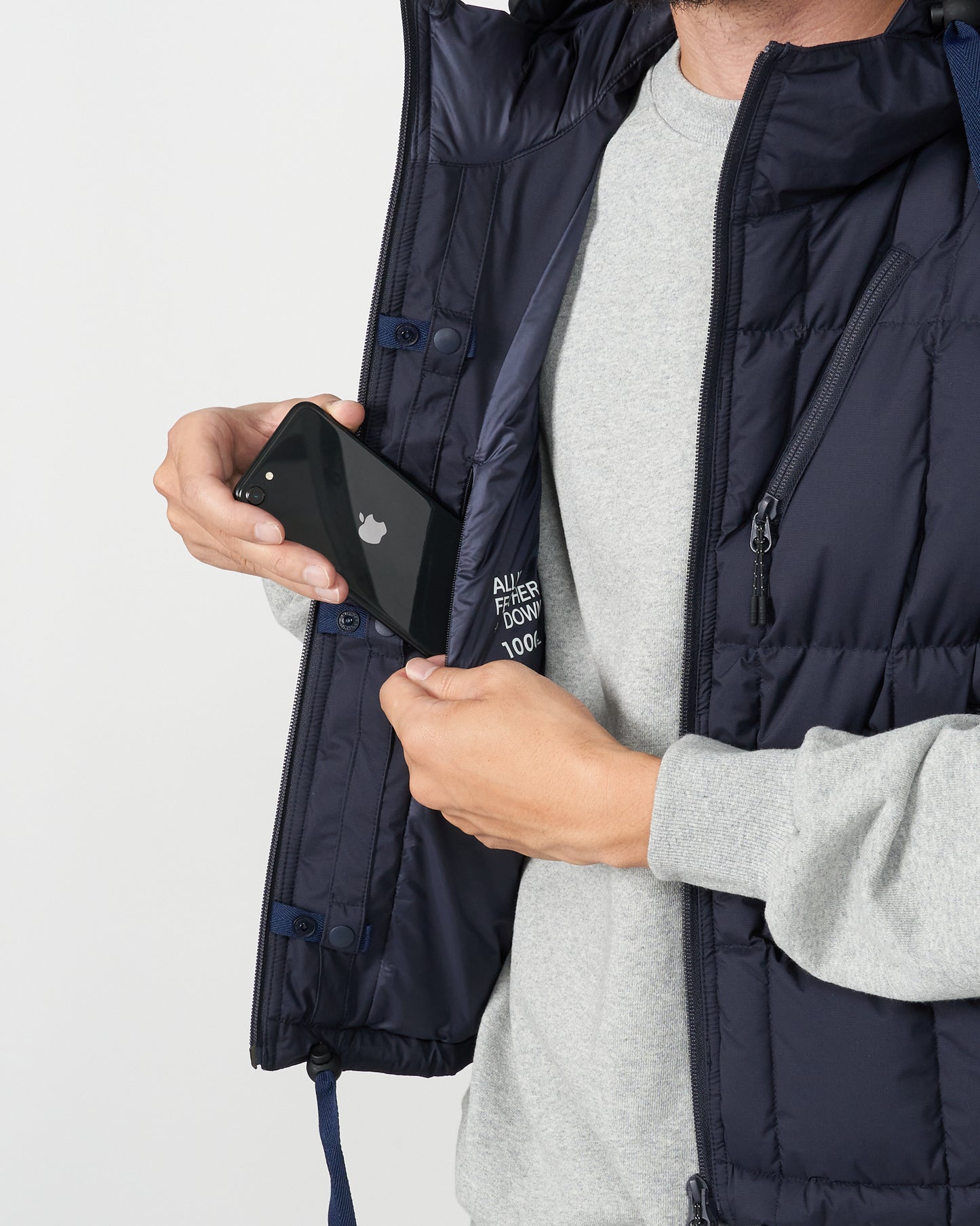 JUGEM SHORT HOODY DOWN VEST