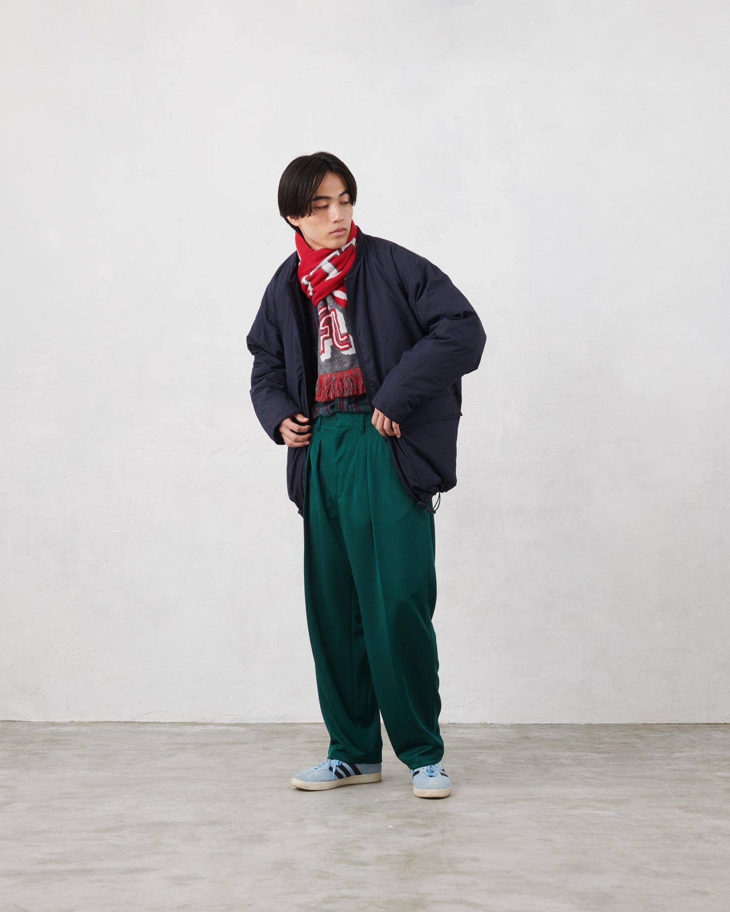 JUGEM QUILT RIB DOWN JKT