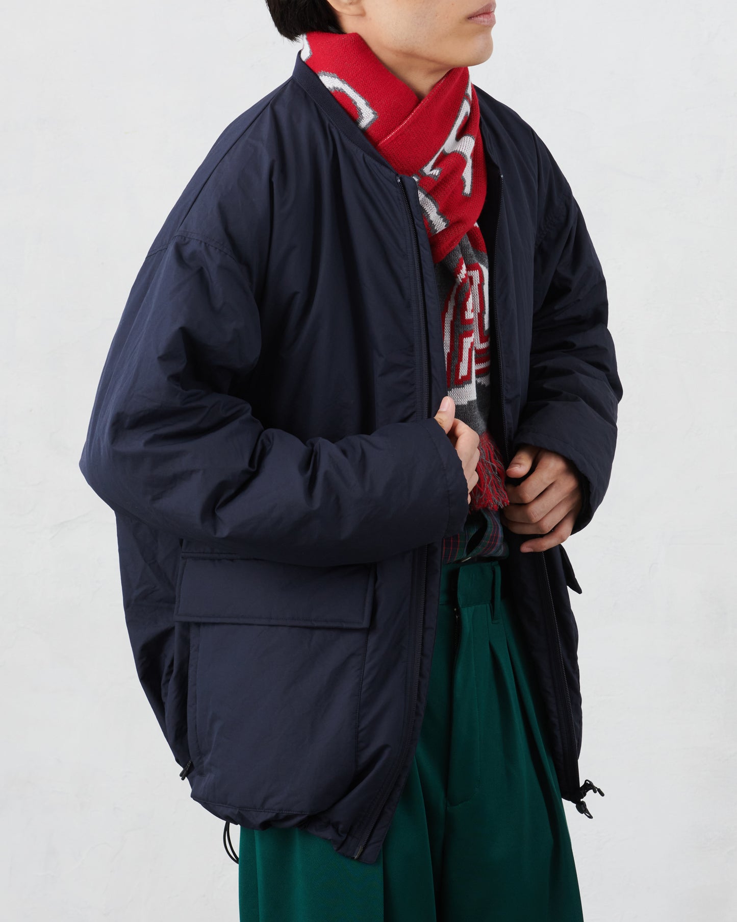 JUGEM QUILT RIB DOWN JKT