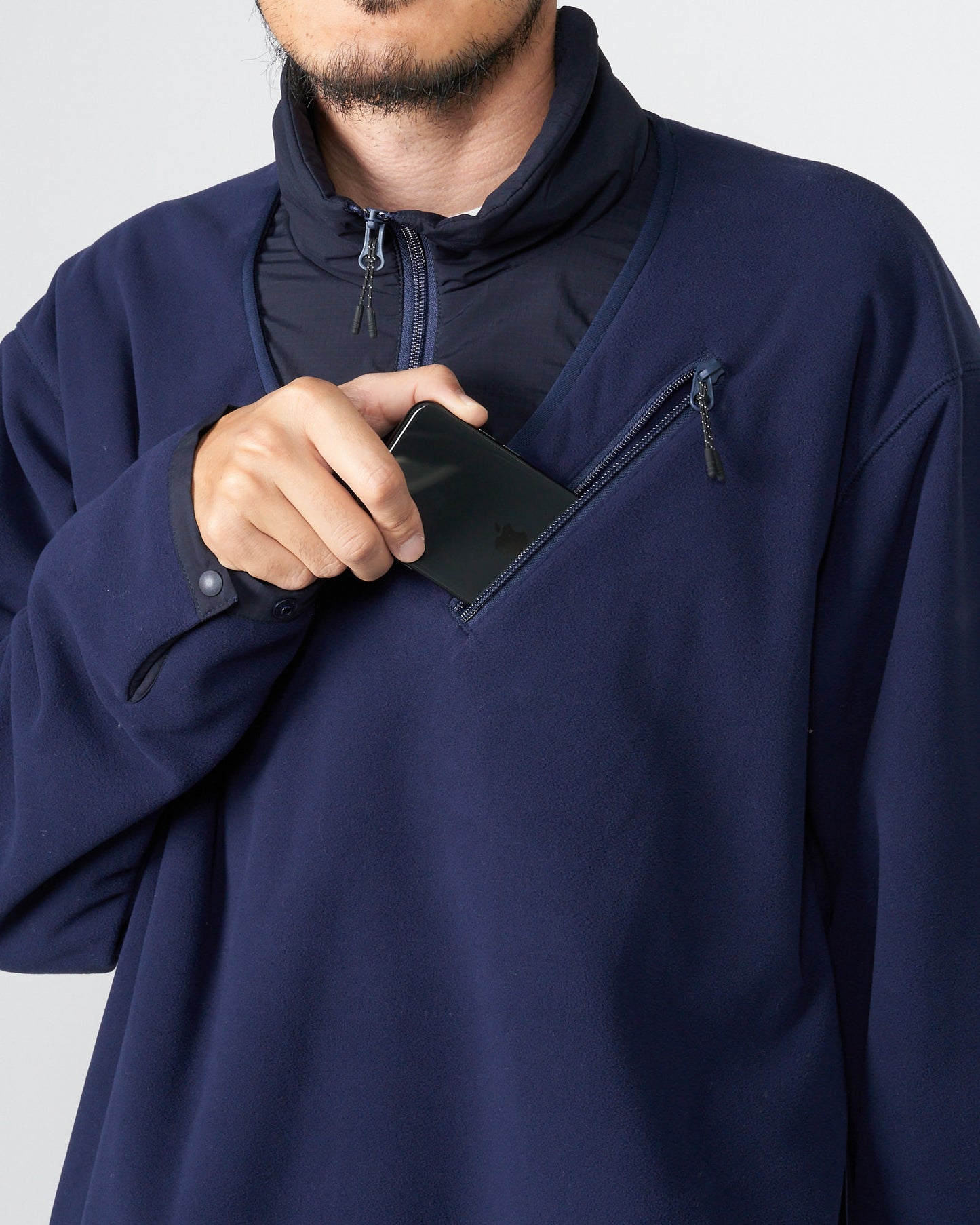 JUGEM NYLON FLEECE COMBI ANORAK