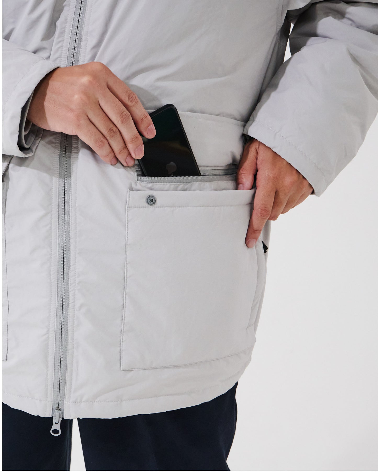 JUGEM QUILT RIB DOWN JKT