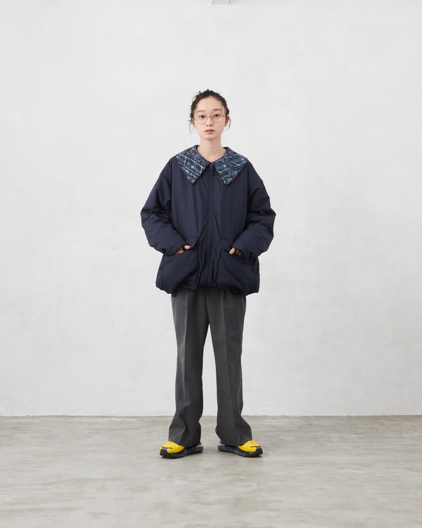JUGEM QUILT RIB DOWN JKT