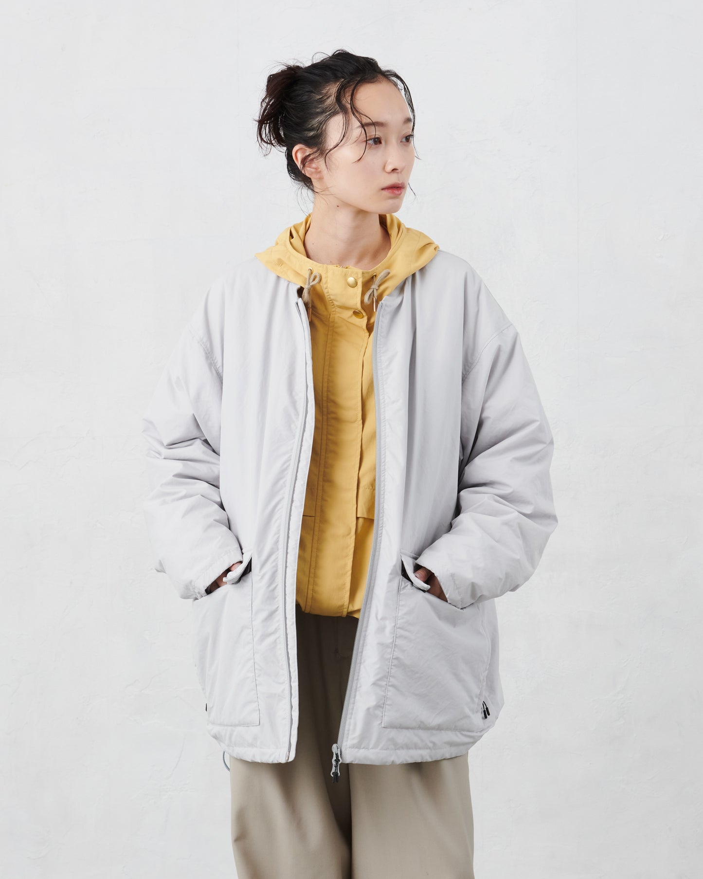 JUGEM QUILT RIB DOWN JKT