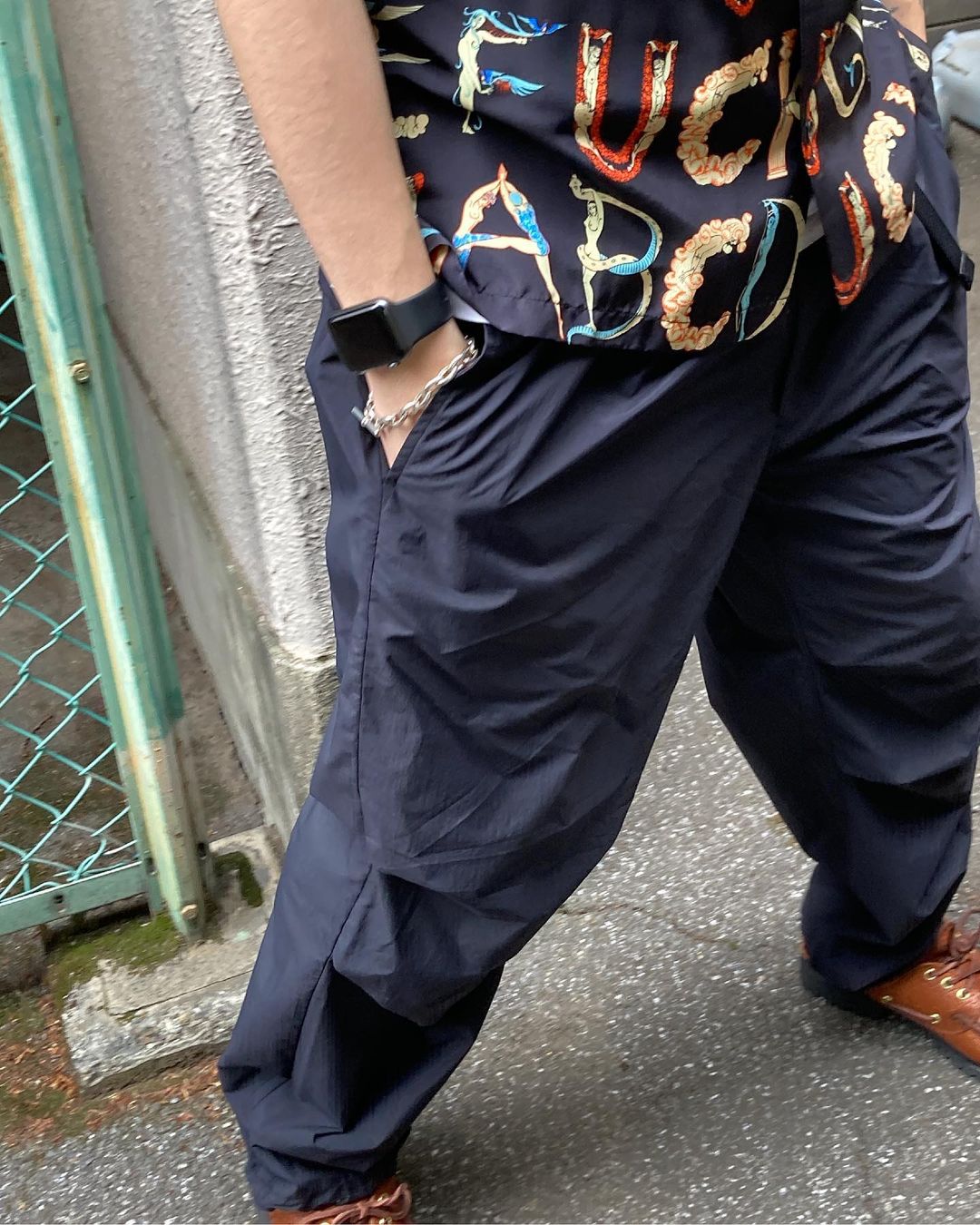 JUGEM WR WEAVING BELT 1P PANTS