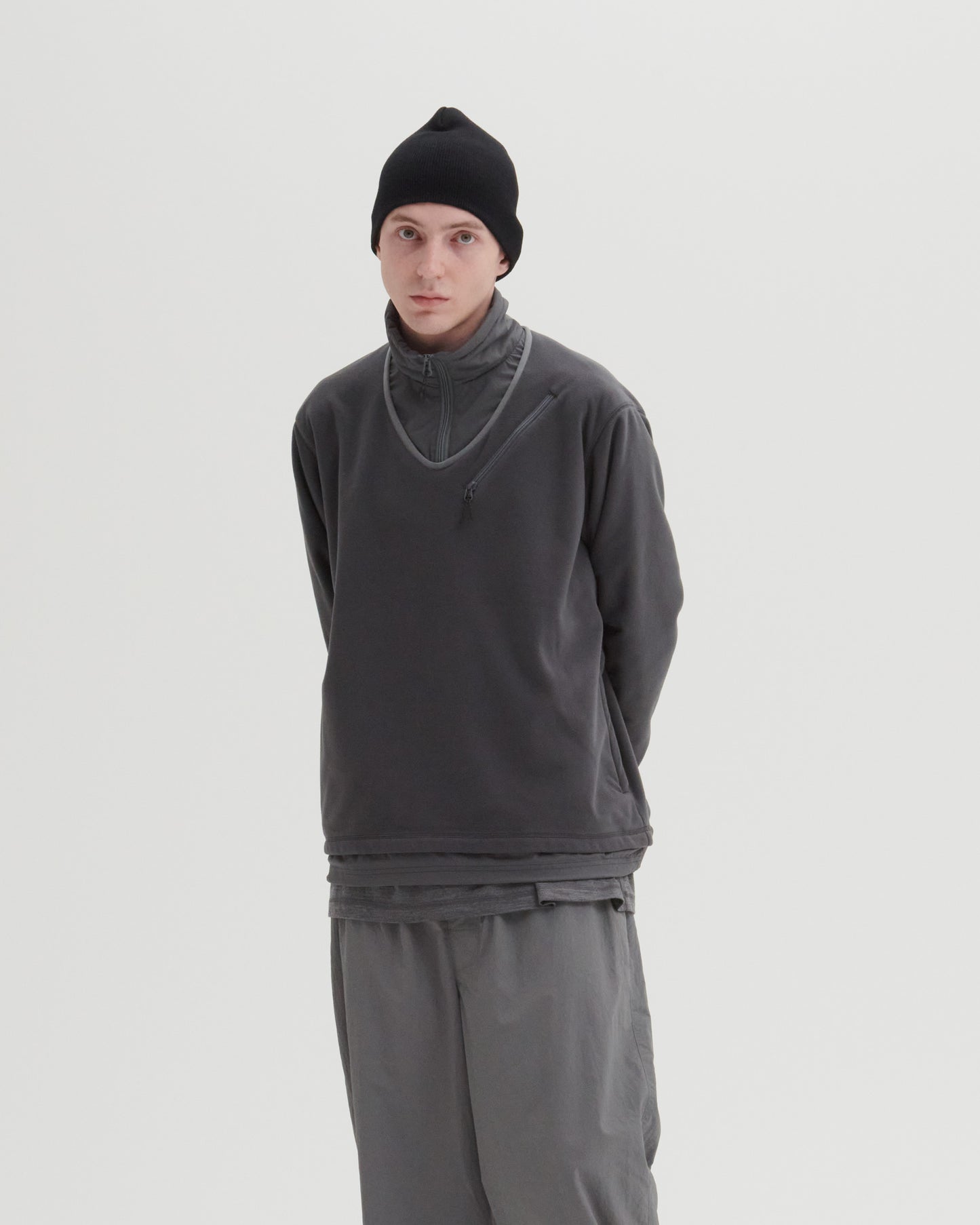 JUGEM NYLON FLEECE COMBI ANORAK