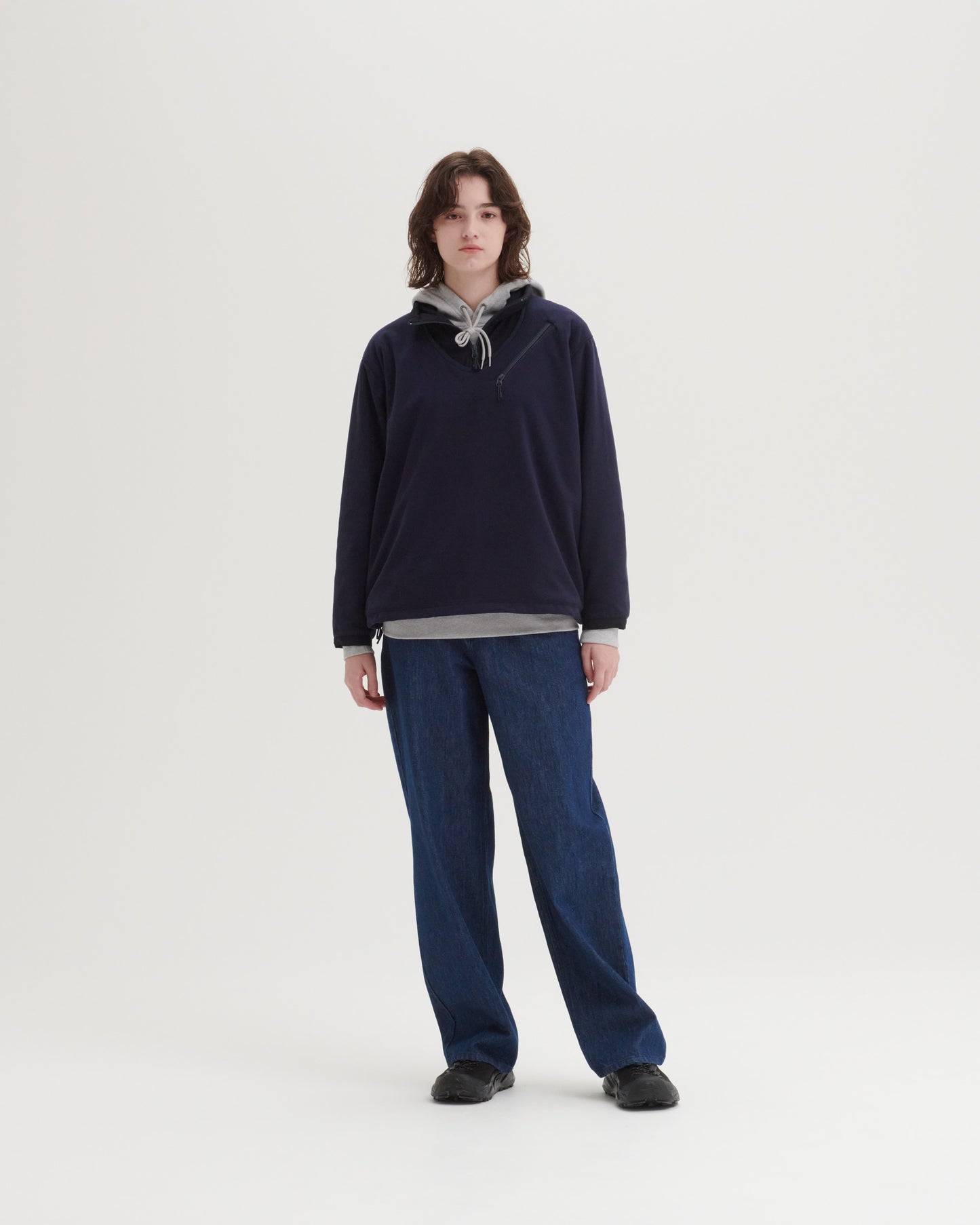 JUGEM NYLON FLEECE COMBI ANORAK