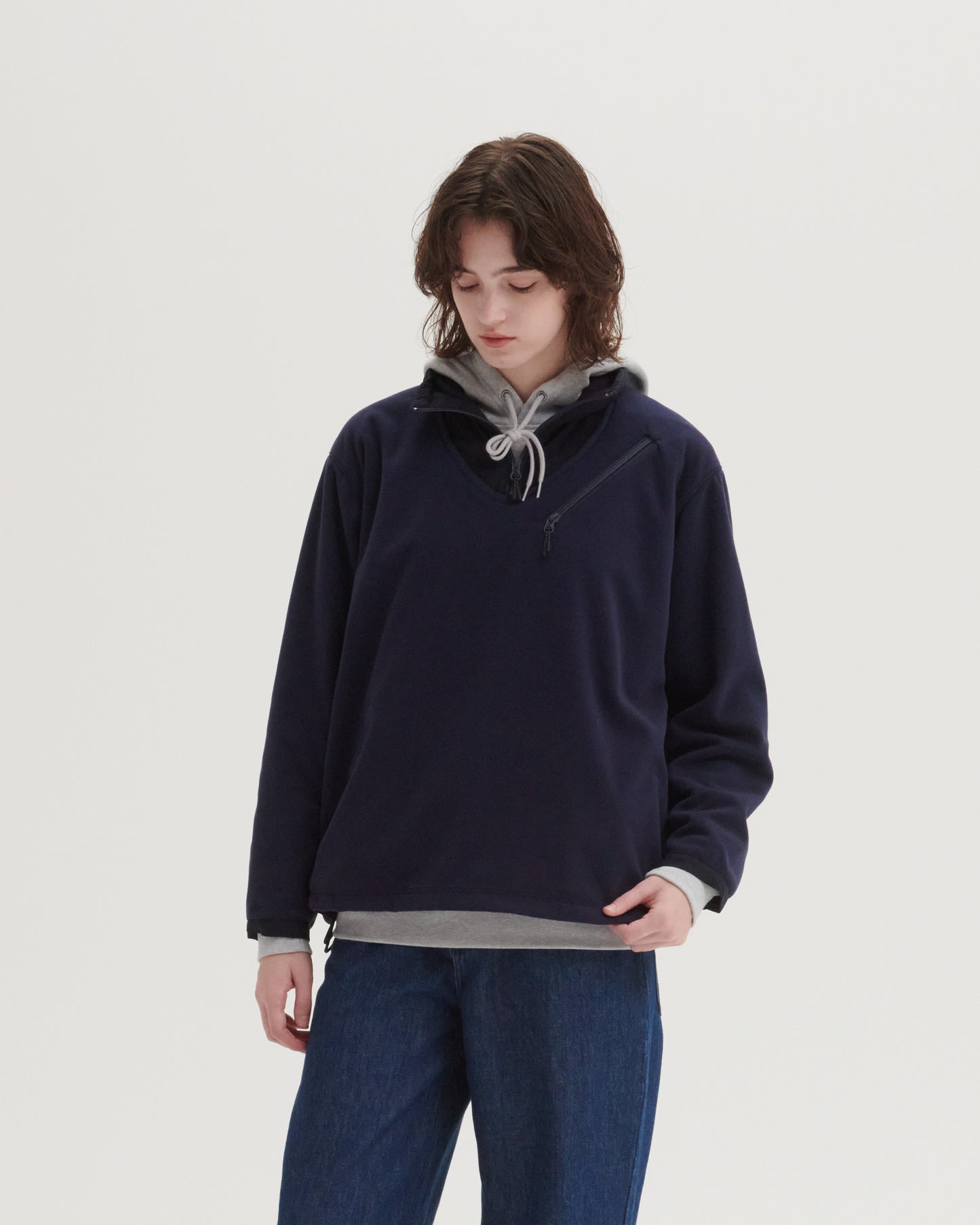 JUGEM NYLON FLEECE COMBI ANORAK