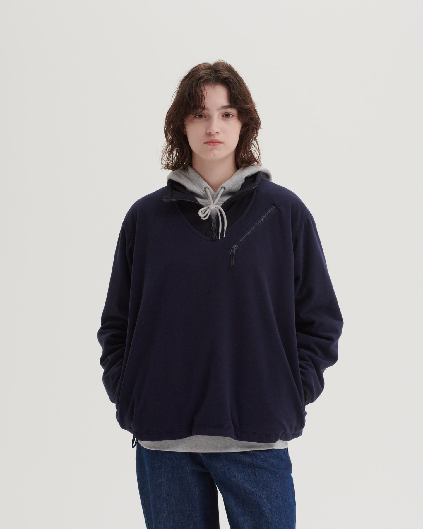 JUGEM NYLON FLEECE COMBI ANORAK