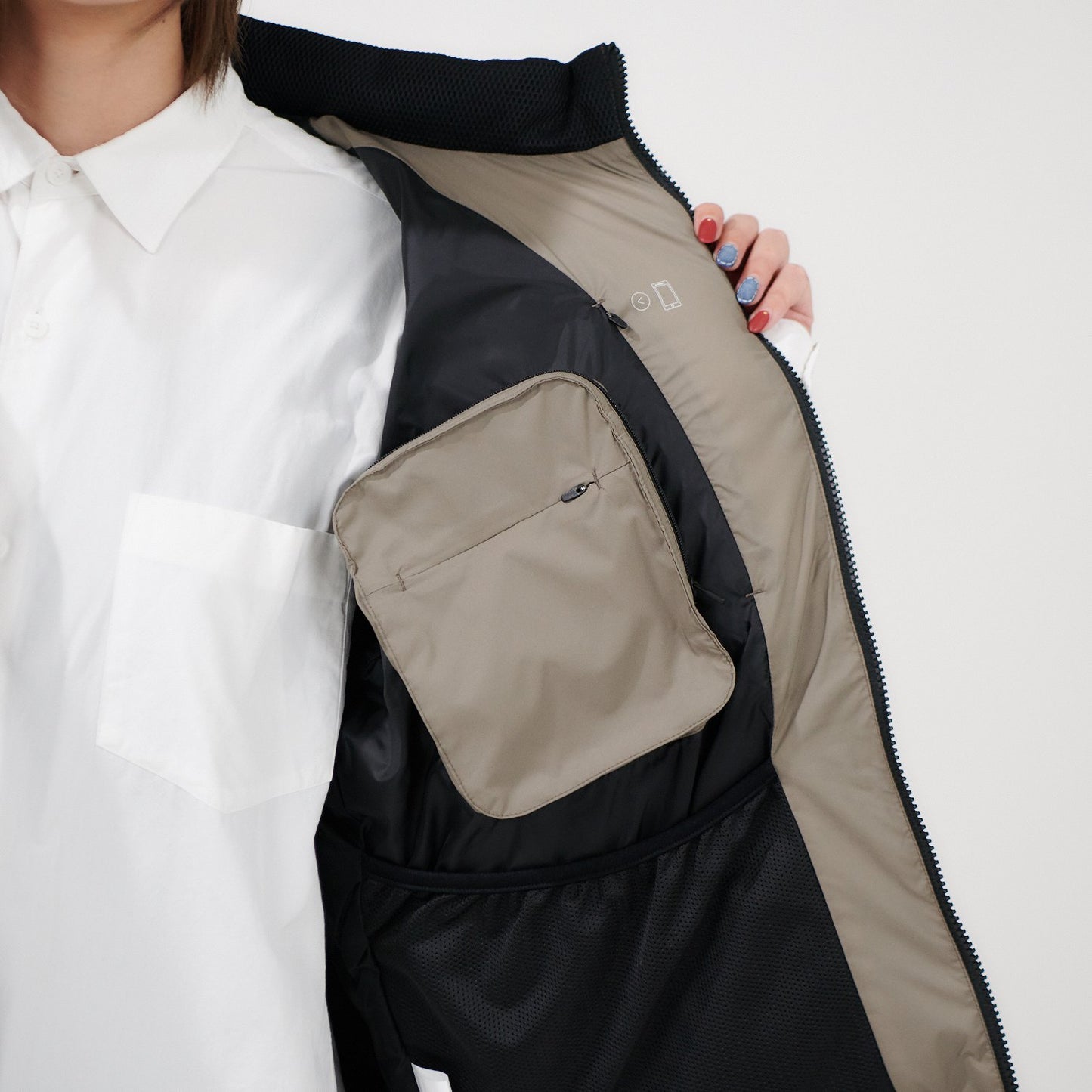 JUGEM ALLIED SHORT STAND PUFF JKT