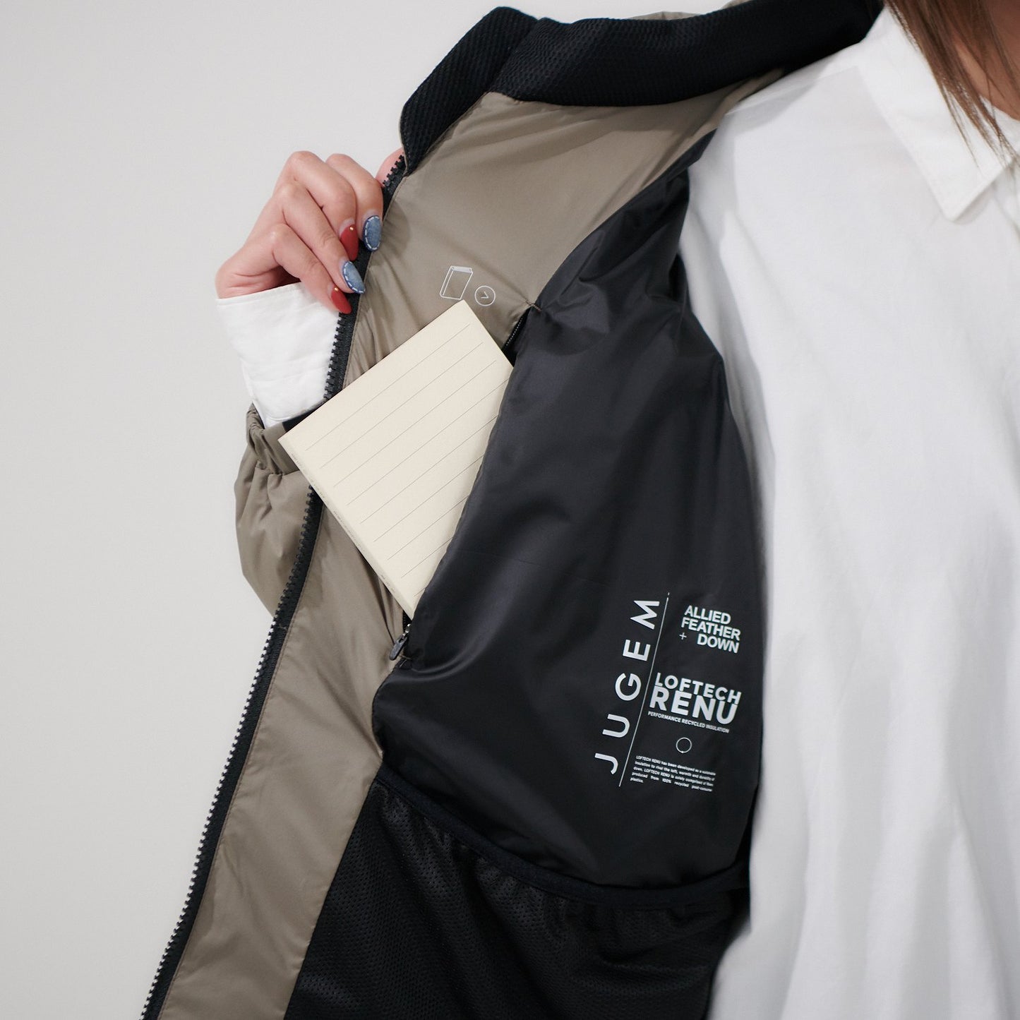 JUGEM ALLIED SHORT STAND PUFF JKT