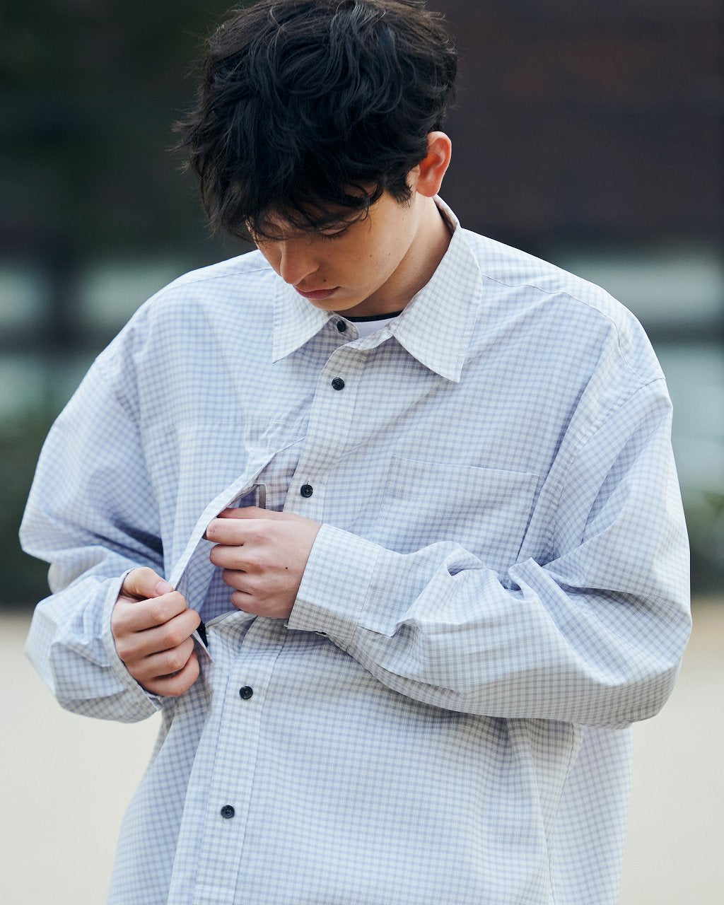 JUGEM CHECK ACTION SHIRTS