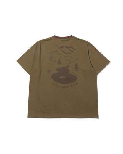 CALM AND RIDE TRAVEL T-SHIRTS LAKE