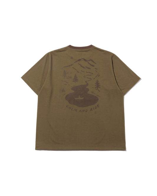 CALM AND RIDE TRAVEL T-SHIRTS LAKE