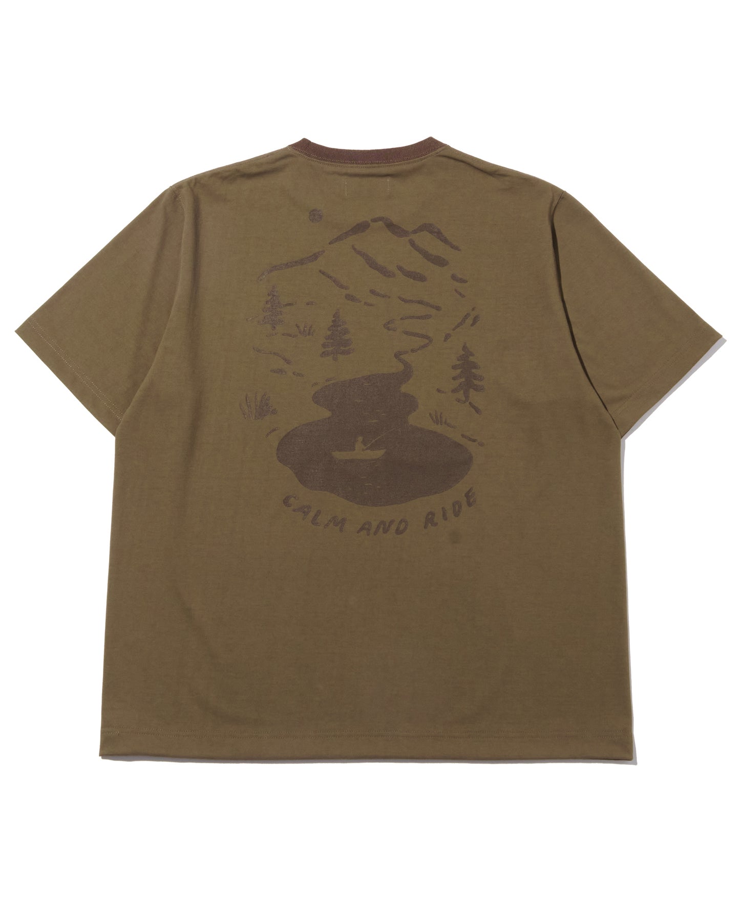 CALM AND RIDE TRAVEL T-SHIRTS LAKE