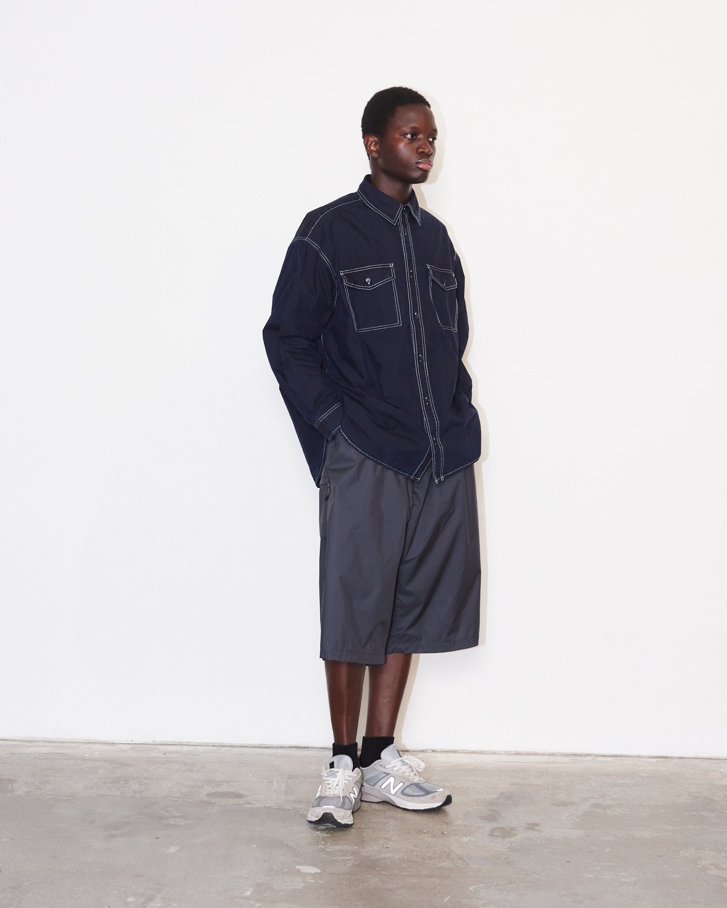 LIGHT WEIGHT INDIGO SHIRT