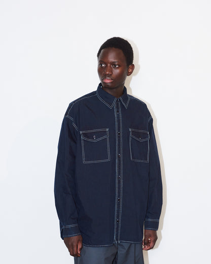 LIGHT WEIGHT INDIGO SHIRT