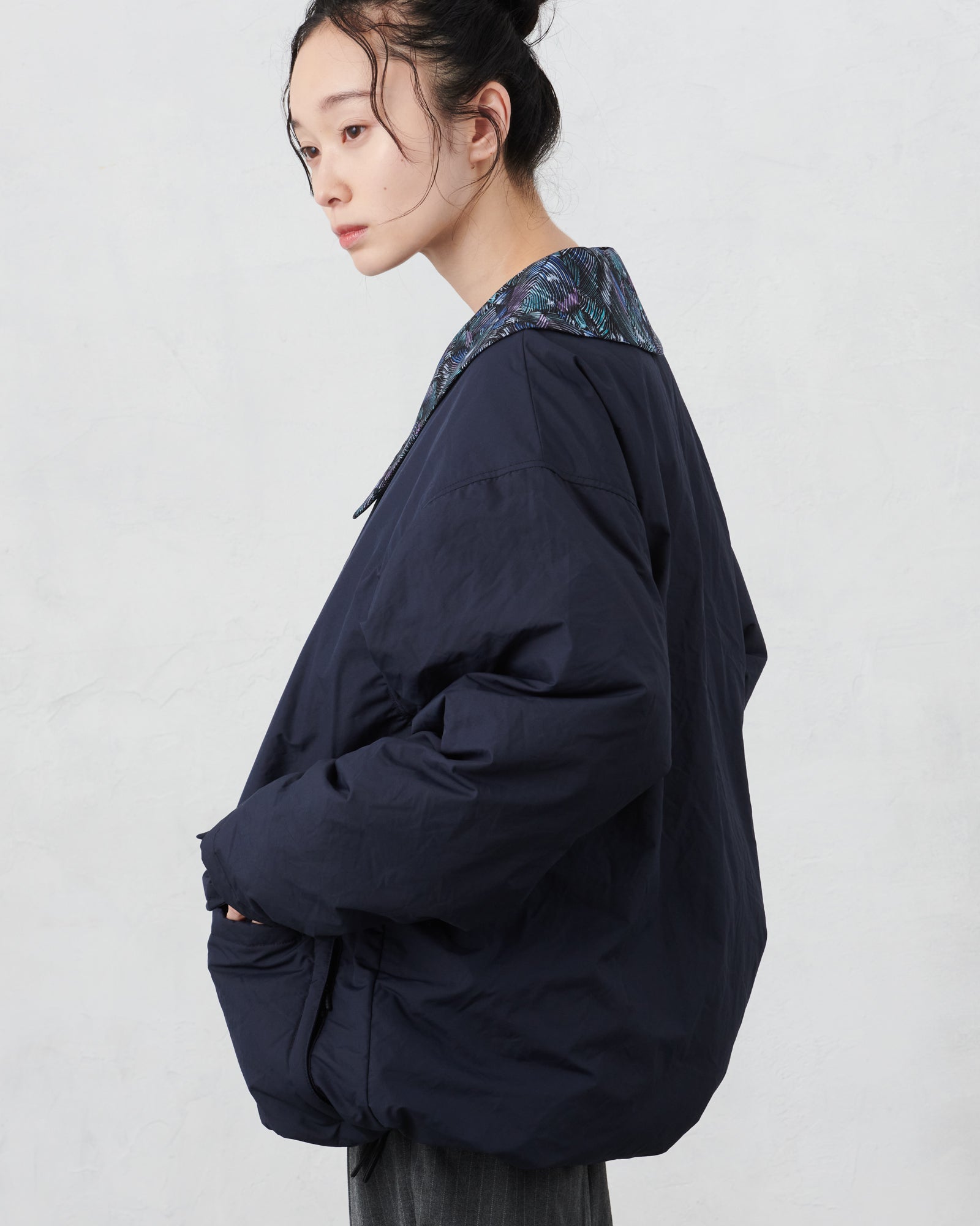 JUGEM  QUILT RIB DOWN JKT