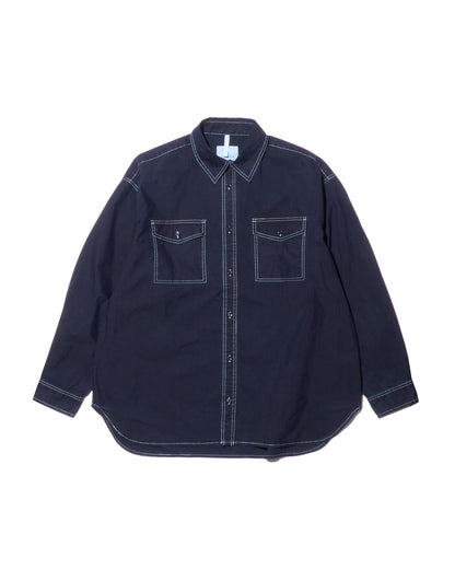 LIGHT WEIGHT INDIGO SHIRT