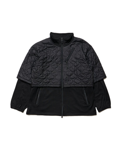 QUILT COMBI FLEECE JKT