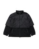 QUILT COMBI FLEECE JKT