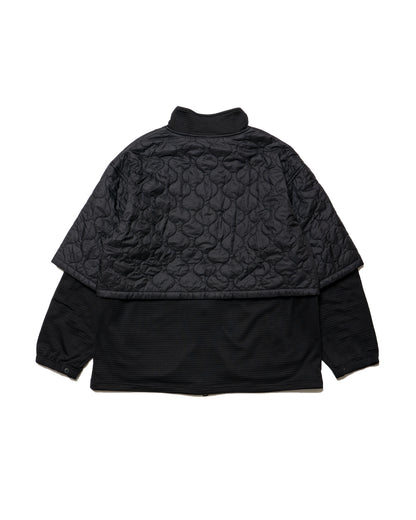 QUILT COMBI FLEECE JKT