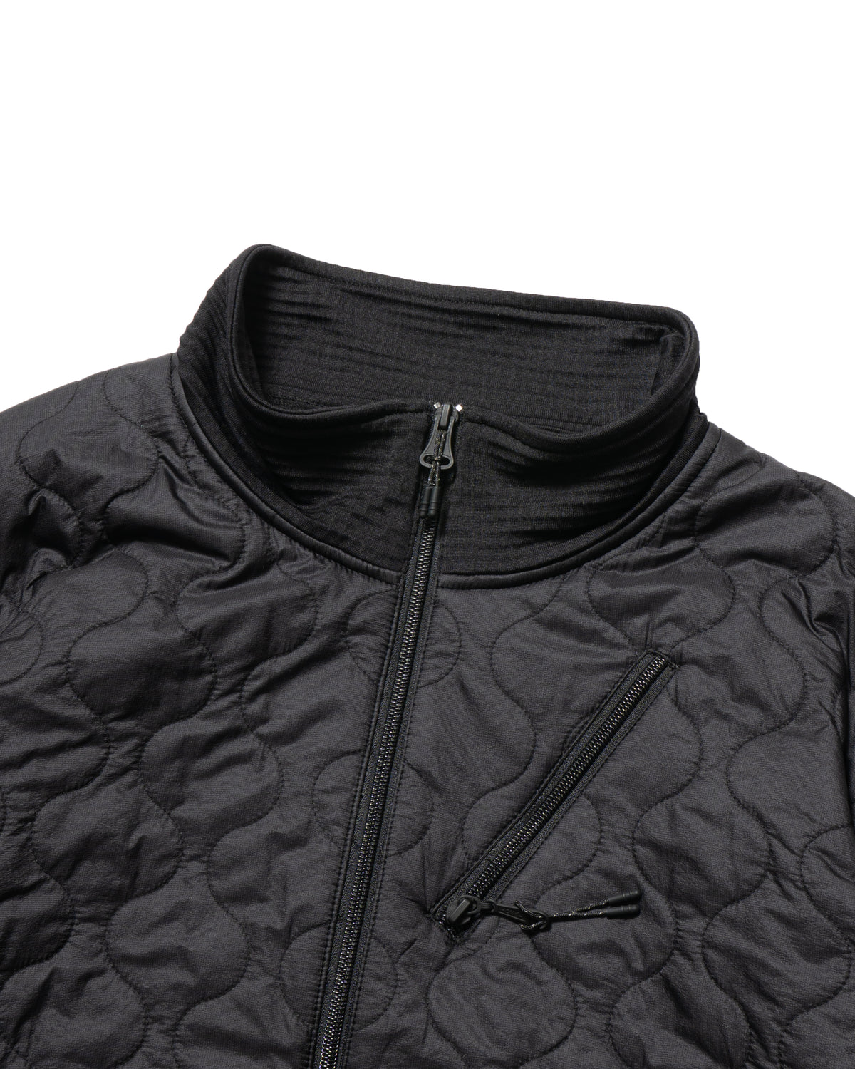 QUILT COMBI FLEECE JKT