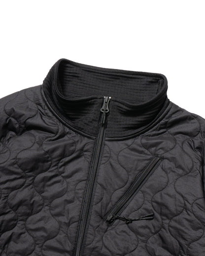 QUILT COMBI FLEECE JKT