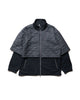 QUILT COMBI FLEECE JKT