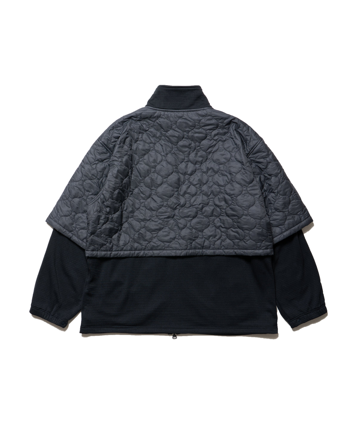 QUILT COMBI FLEECE JKT